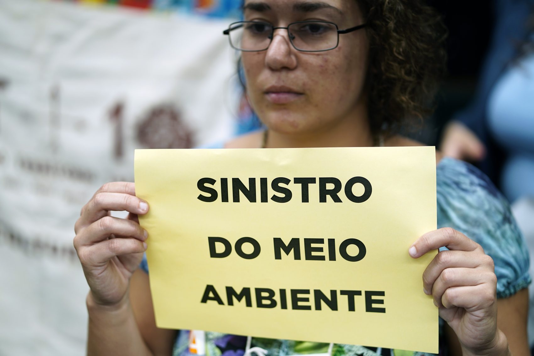 (Foto: Pablo Valadares) Ministro Ricardo Salles enfrenta com tranquilidade cinco horas de protesto e sabatina na Câmara: caneladas ambientais (Foto: Pablo Valadares)