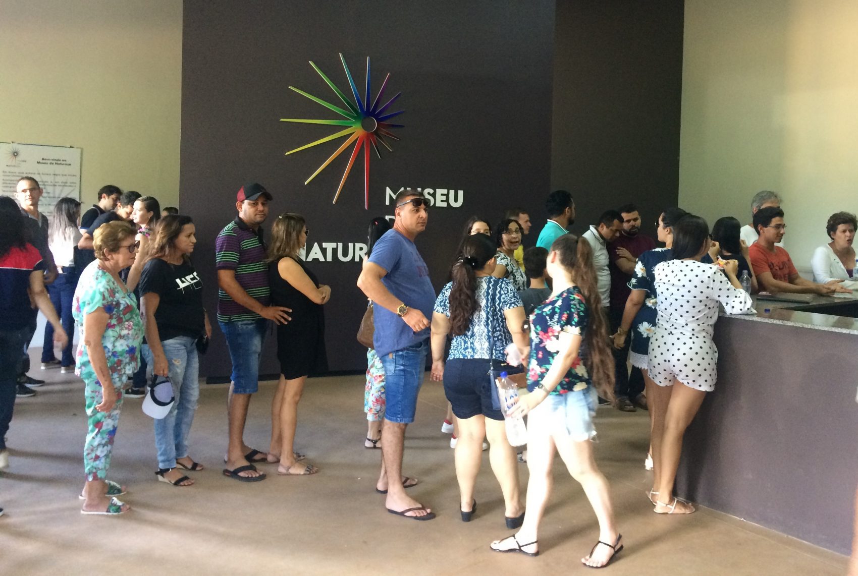 (Foto: Eduardo Carvalho) Filas no Museu da Natureza: em pouco mais de três meses, lugar atraiu 19 mil visitantes, quase o total do público recebido pelo Parque Nacional da Serra da Capivara em 2018 (Foto: Eduardo Carvalho)