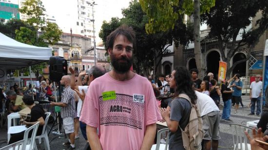 Foto Barbara Lopes Alan Tygel: pesquisa de doutorado na UFRJ é um portal de dados abertos online sobre agrotóxicos