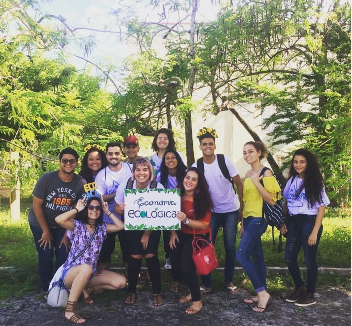 Foto Divulgação Nova turma de calouros do curso de Economia Ecológica. Foto Divulgação