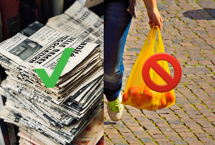 Sustentabilidade na Prática: saco de lixo sustentável