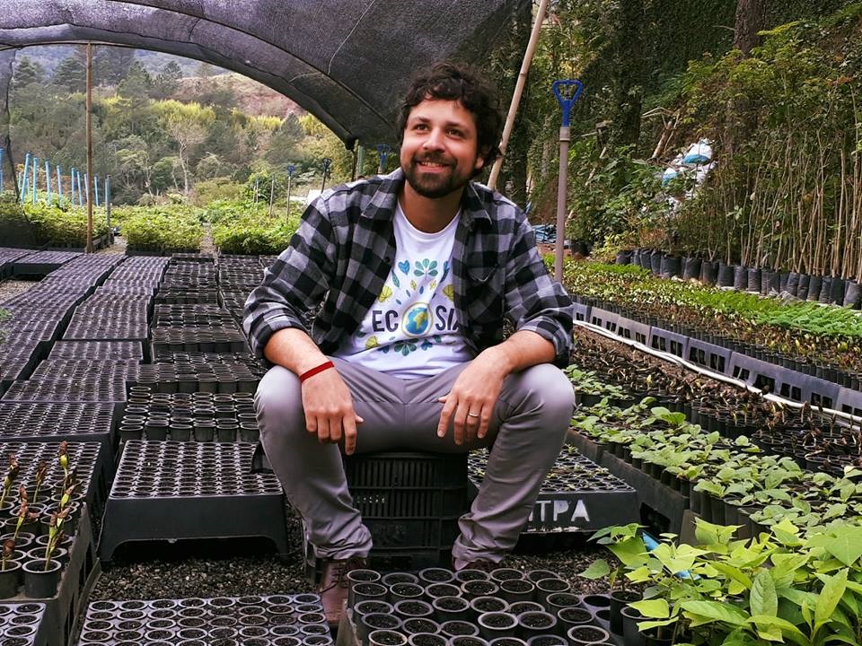 Foto Divulgação Maurício Ruiz, ainda adolescente criou o Instituto Terra de Preservação Ambiental (ITPA). Foto Divulgação