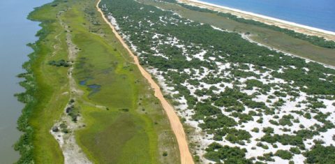 O empreendimento na Área de Proteção Ambiental prevê campo de golfe, centro hípico, shopping centers, clubes, hotéis e prédios residenciais. Foto Divulgação/Apalma