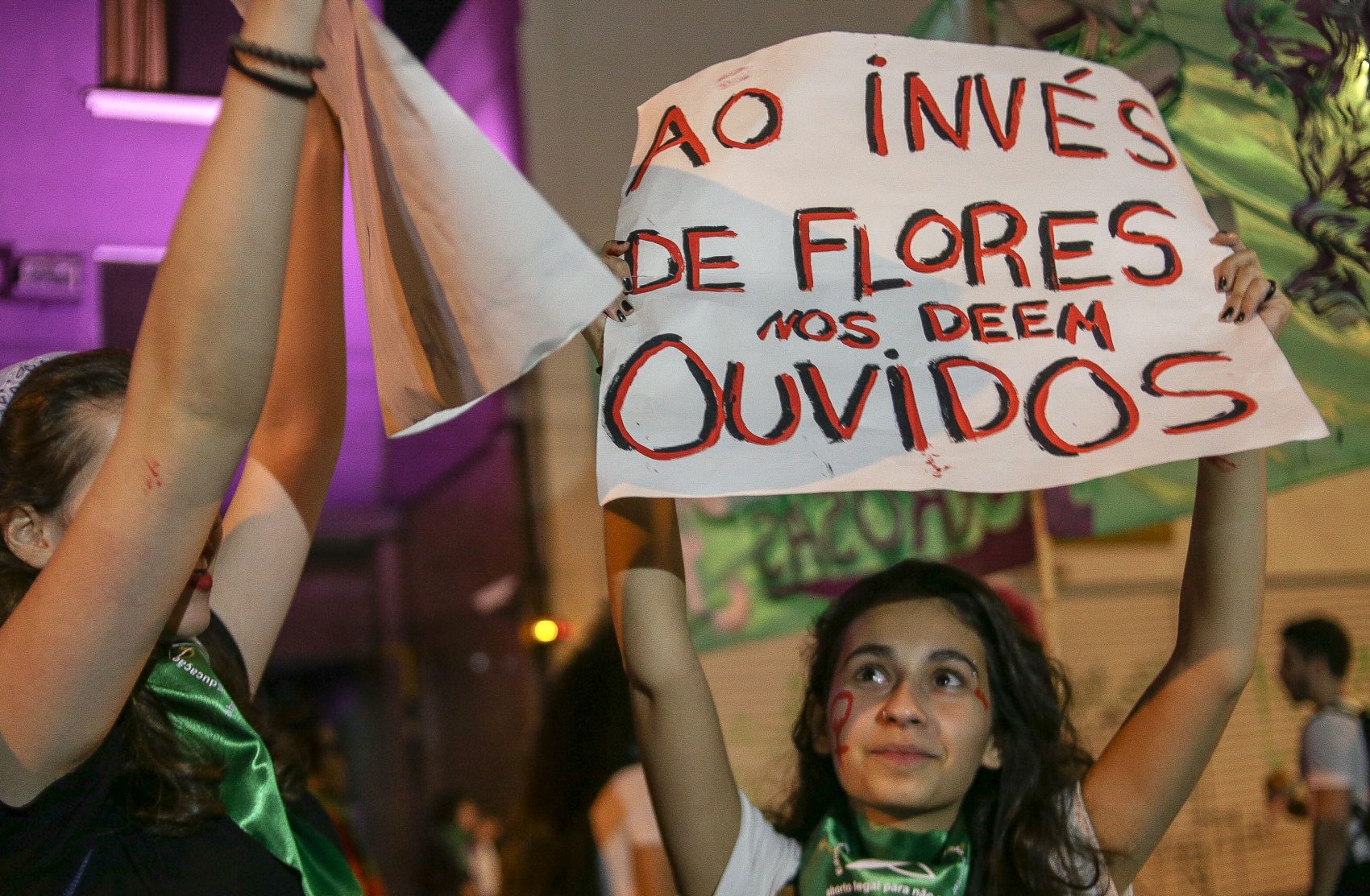 Protesto em São Paulo no ano passado (Foto: Dario Oliveira/NurPhoto / AFP)