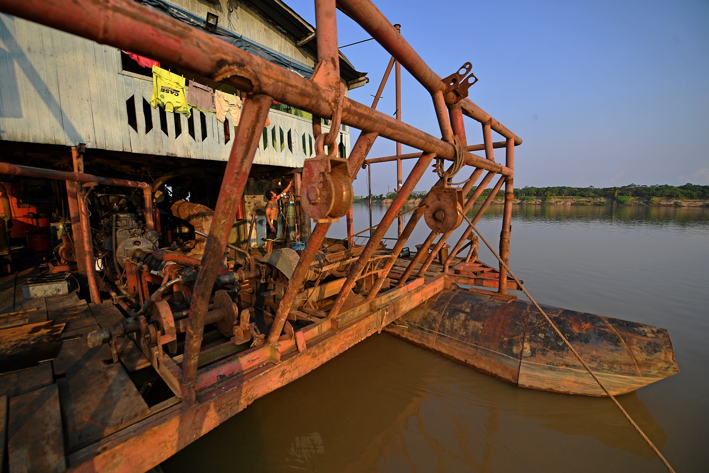Foto Carl de Souza/AFP Garimpo ilegal em Porto Velho. Foto Carl de Souza/AFP