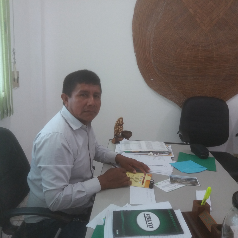 Basílio Rodrigues, vereador, é a favor da mineração, mas lembra histórico de destruição dos garimpos. Foto Luís Edmundo Araújo