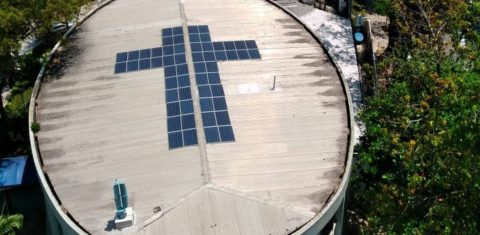 placas solares na igreja são josé