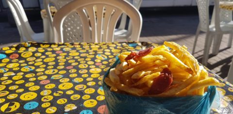 A menor porção da famosa batata de Marechal: R$ 10 para matar a fome de, pelo menos, dois (Foto: Oscar Valporto)