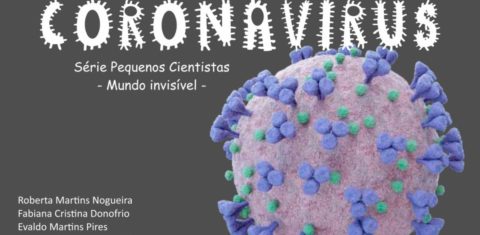 Capa do livro infantil Coronavírus, criado por pesquisadores da UFMT: linguagem simples e acesso gratuito pela internet (Foto: Reprodução)