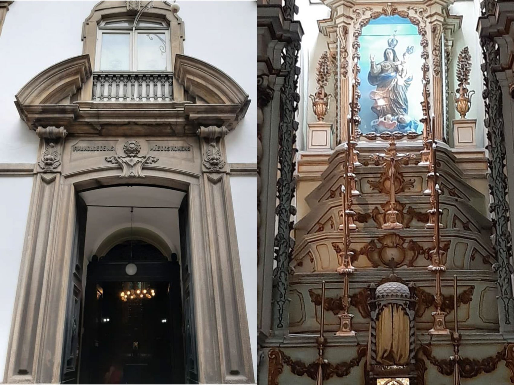 A pequena Igreja de Nossa Senhora da Mãe dos Homens, na Rua da Alfândega: refúgio de Tiradentes pouco antes de sua prisão (Fotos: divulgação)