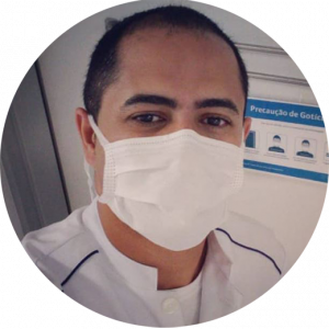 Kim Ortiz, técnico de enfermage (Foto: Arquivo Pessoal)