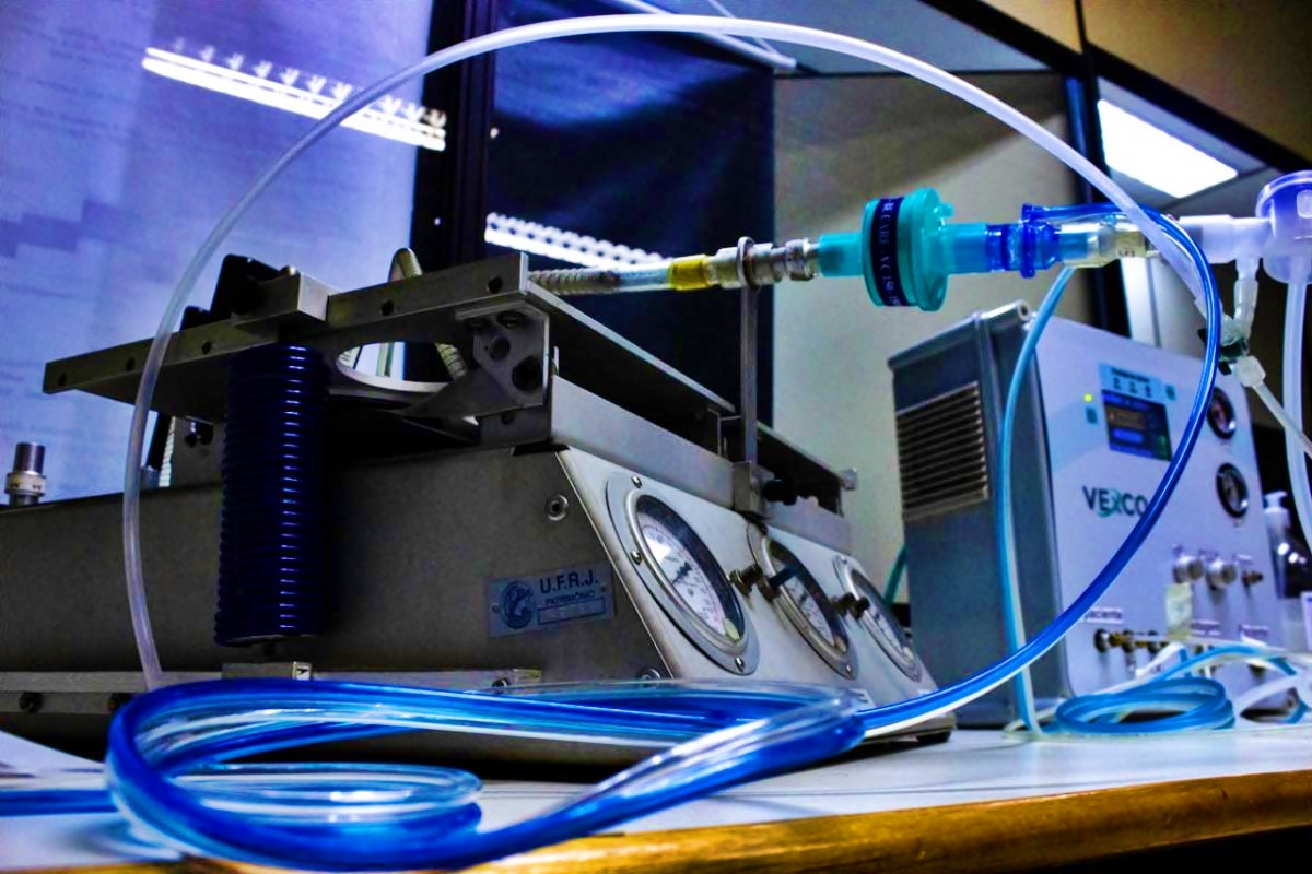 Ventilador desenvolvido na UFRJ: trabalhado conjunto de 70 pessoas (Foto: Coppe/UFRJ)