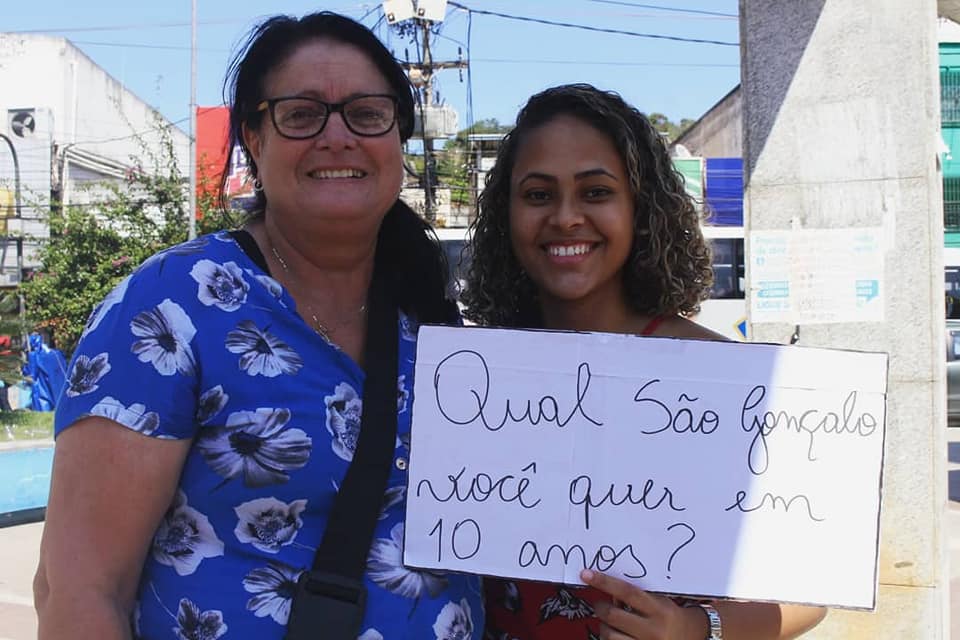 Organizadoras da Agenda São Gonçalo 2030: pesquisa com a população desde o ano passado (Foto: Casa Fluminense)