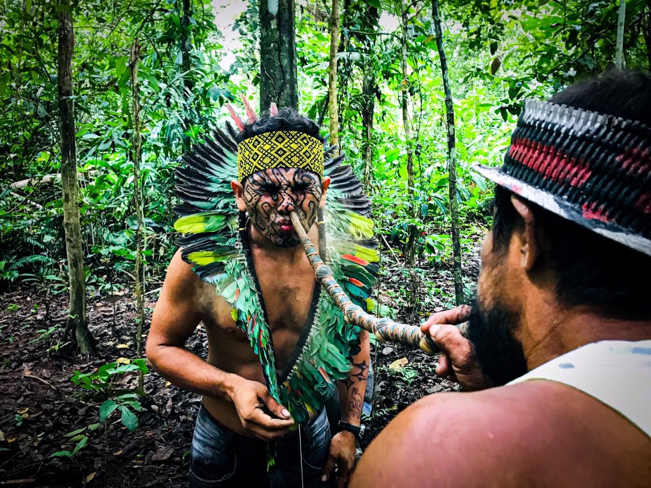Foto Benício Pitaguary Ninawá: "Nós tratamos as medicinas como uma mãe, como uma tia, tanto que as pessoas recebem até nomes de medicinas". Foto Benício Pitaguary