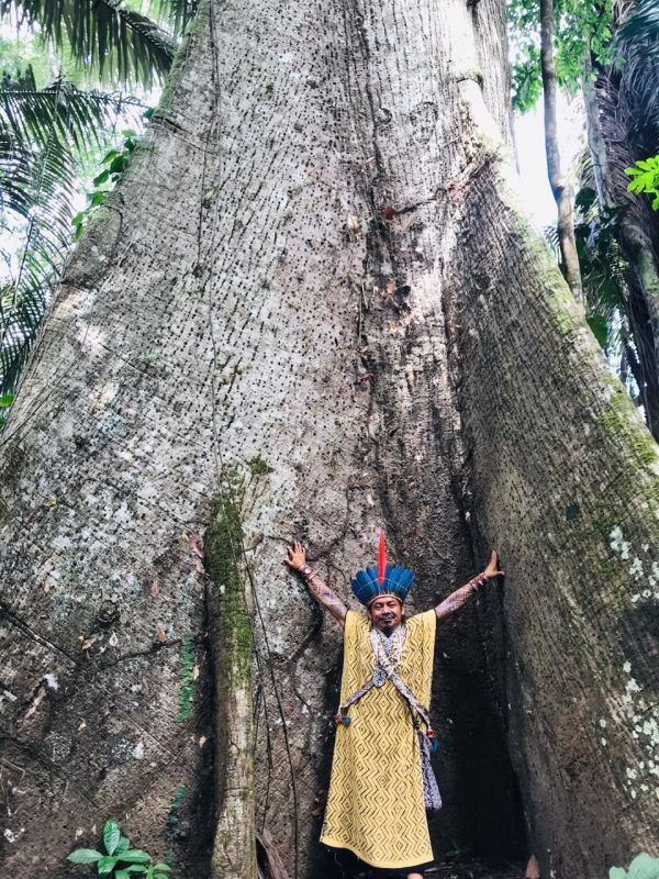 Foto Benício Pitaguary Ninawá: "O território envolve não só um espaço para plantar alimentos ou para ter uma árvore em pé, mas tem uma abrangência de conhecimentos, de vidas, de relações com a natureza". Foto Benício Pitaguary