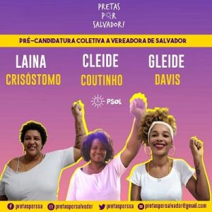 Pretas por Salvador: fiéis do axé e evangélica juntas por causas sociais. Reprodução