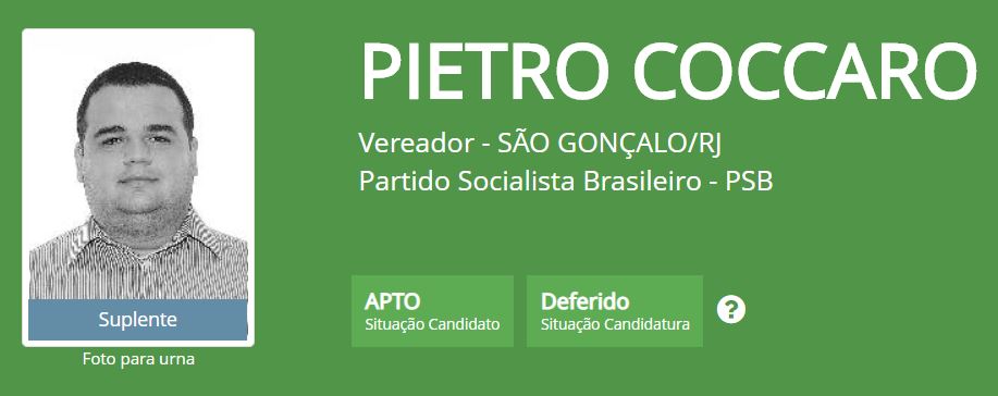 Pietro Coccaro, da Carioca Medicamentos e Material Médico: candidato a vereador em São Gonçalo (Reprodução)
