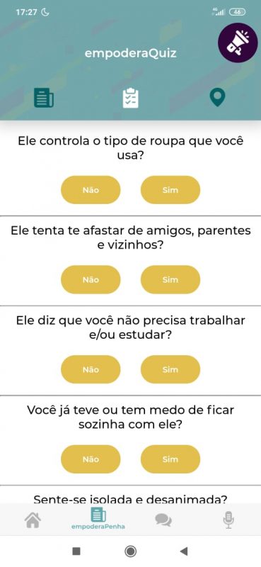 Quiz da violência contra a mulher (Reprodução)