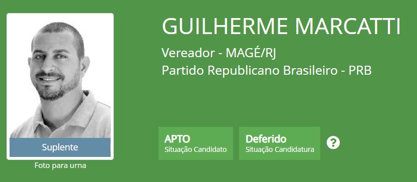 Guilherme Marcatti: ex-vereador em Magé e parceiro de Coccaro (Reprodução)