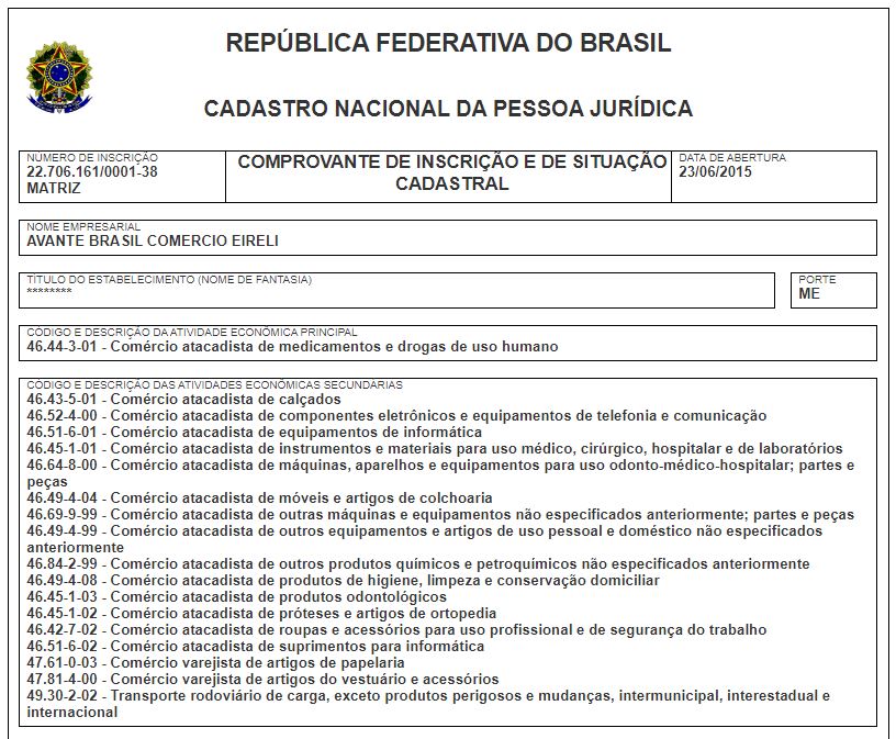 Avante: do fornecimento de medicamentos a calçados e equipamentos de telefonia (Reprodução)