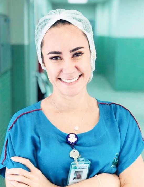 Karine: medo coletivo nos hospitais (Foto: Cofen)