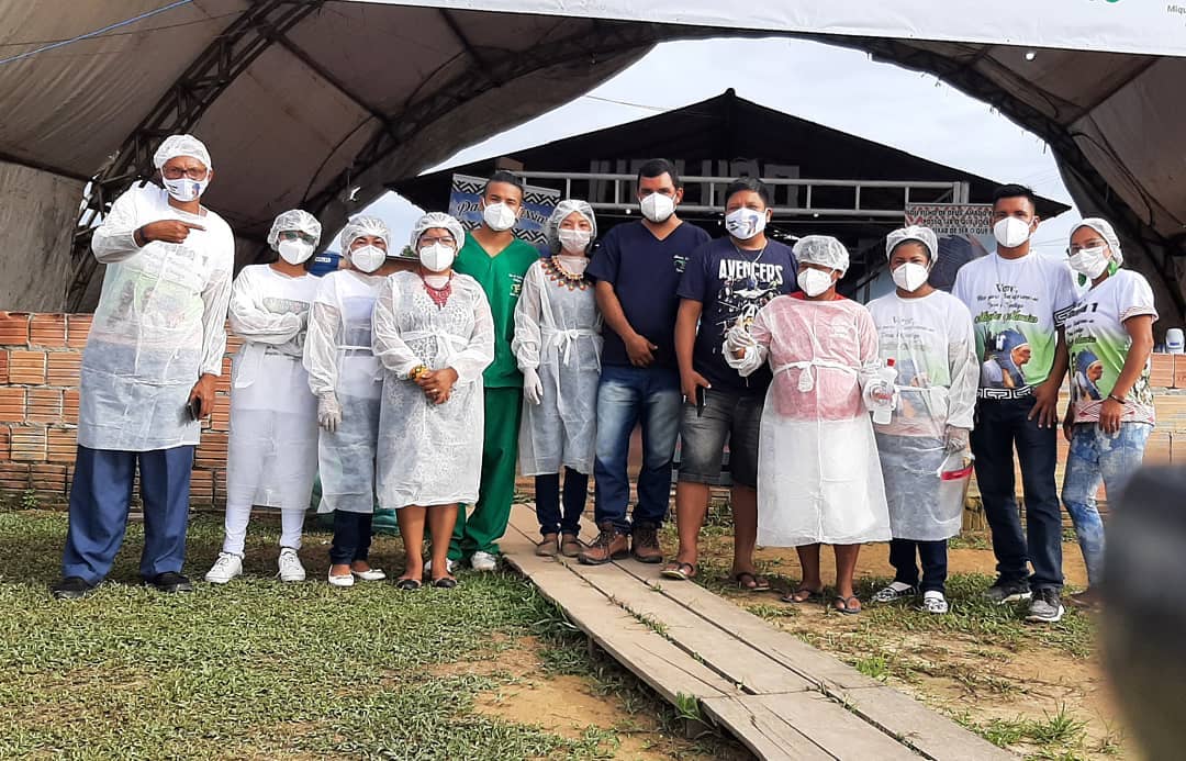 A equipe da unidade: voluntariado e solidariedade. Foto de Vanda Ortega