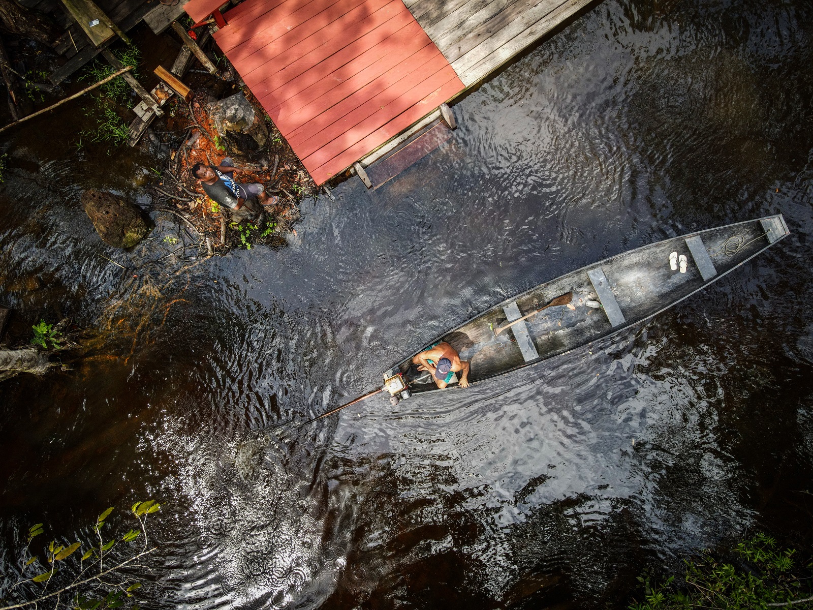 Igarapé Caeté, comunidade quilombola África, no município de Moju, no Pará. Foto Pedrosa Neto
