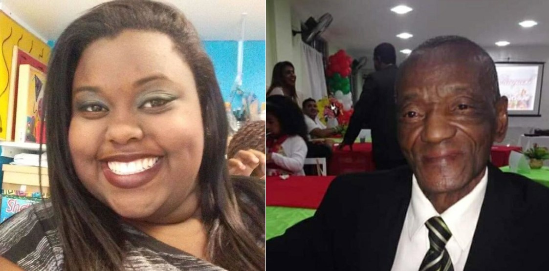 Angélica e Isidório, vítimas do coronavírus na Maré: lembranças da filha e neta Rachel (Fotos: Arquivo Pessoal)