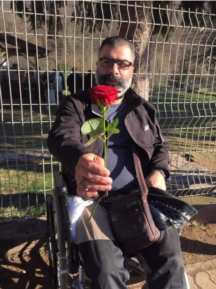 Amir Labbaf: greve de fome e petição online para levar o iraniano até a Europa. Foto Janaina Cesar