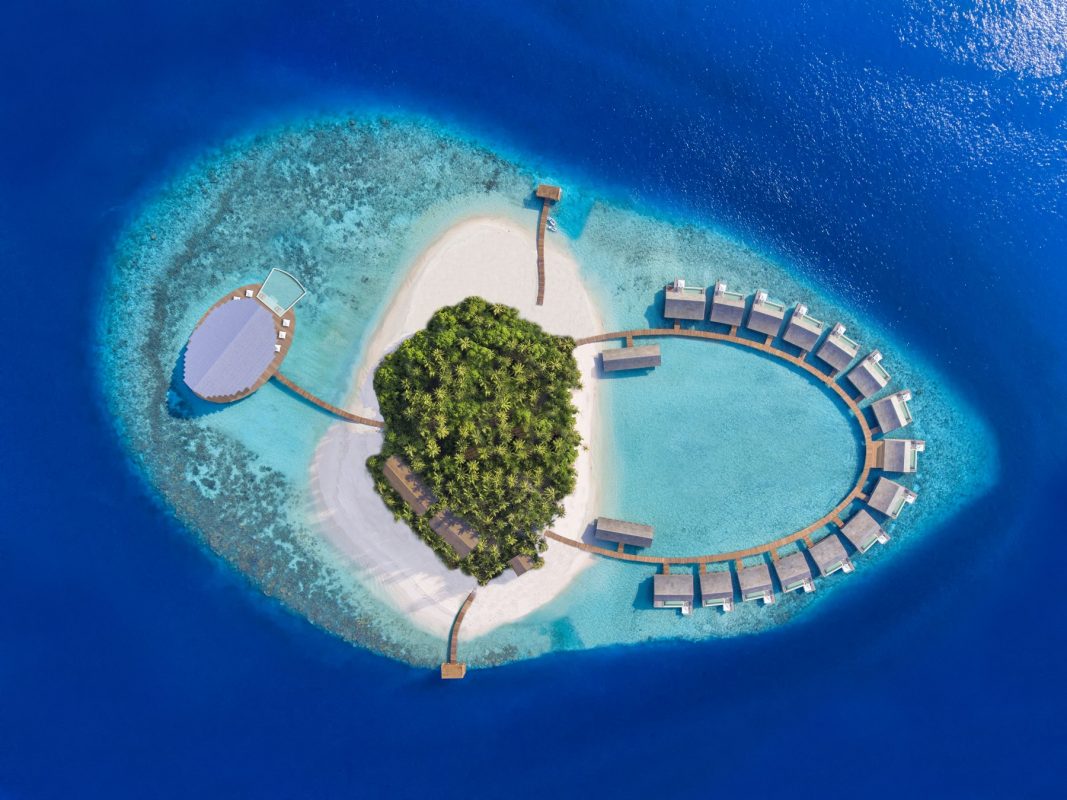 Turismo de vacina: resort nas Ilhas Maldivas