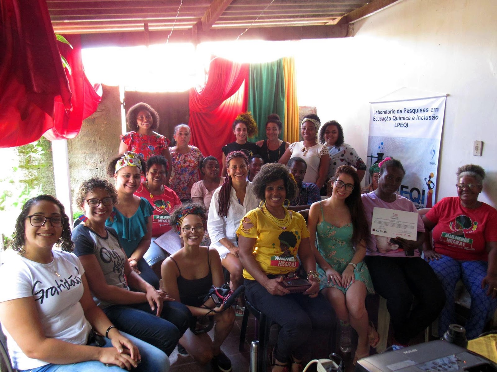 Encontro das Dandaras no Cerrado antes da pandemia.: autocuidado e força no coletivo. Foto divulgação