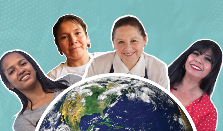 Mulheres de nacionalidades e histórias diferentes, mas com um ponto em comum: todas foram beneficiadas pelo programa #5by20, que impactou cinco milhões de mulheres no mundo