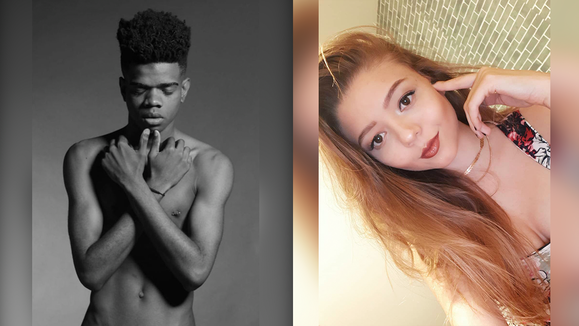 Everson Bazilio e Amanda Mendes. "Demorou muito tempo para eu entender que eu não era confusa", ela diz. (Fotos: Arquivo pessoal)