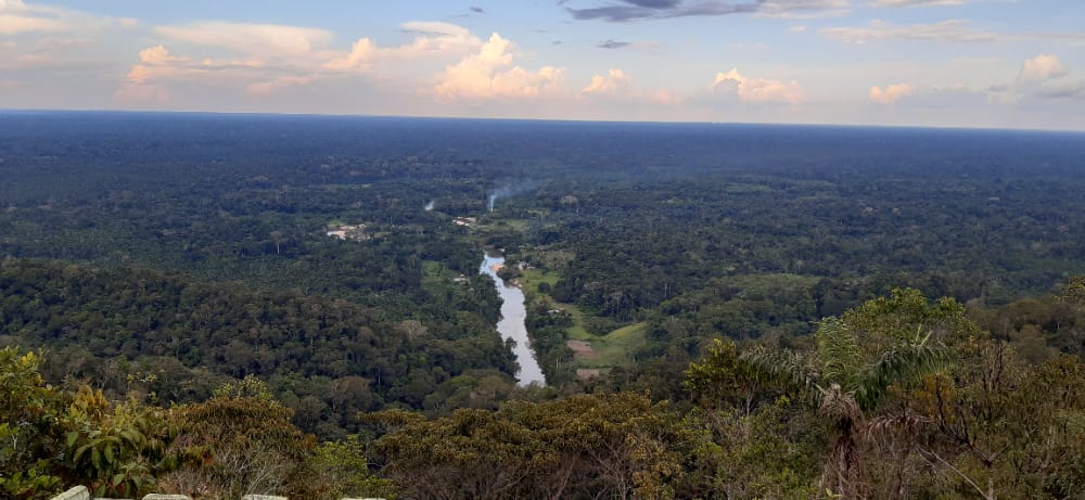 Vista do mirante do Parque Nacional da Serra do Divisor. Foto Luiza Puyanawa