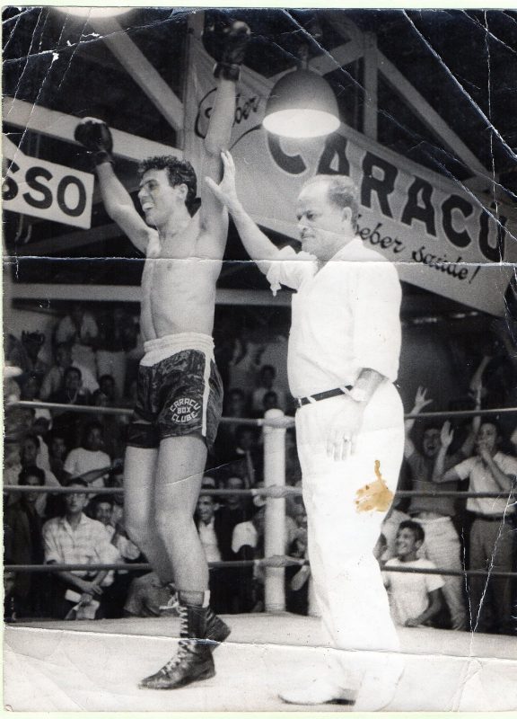 Suplicy campeão de boxe. Foto Acervo pessoal