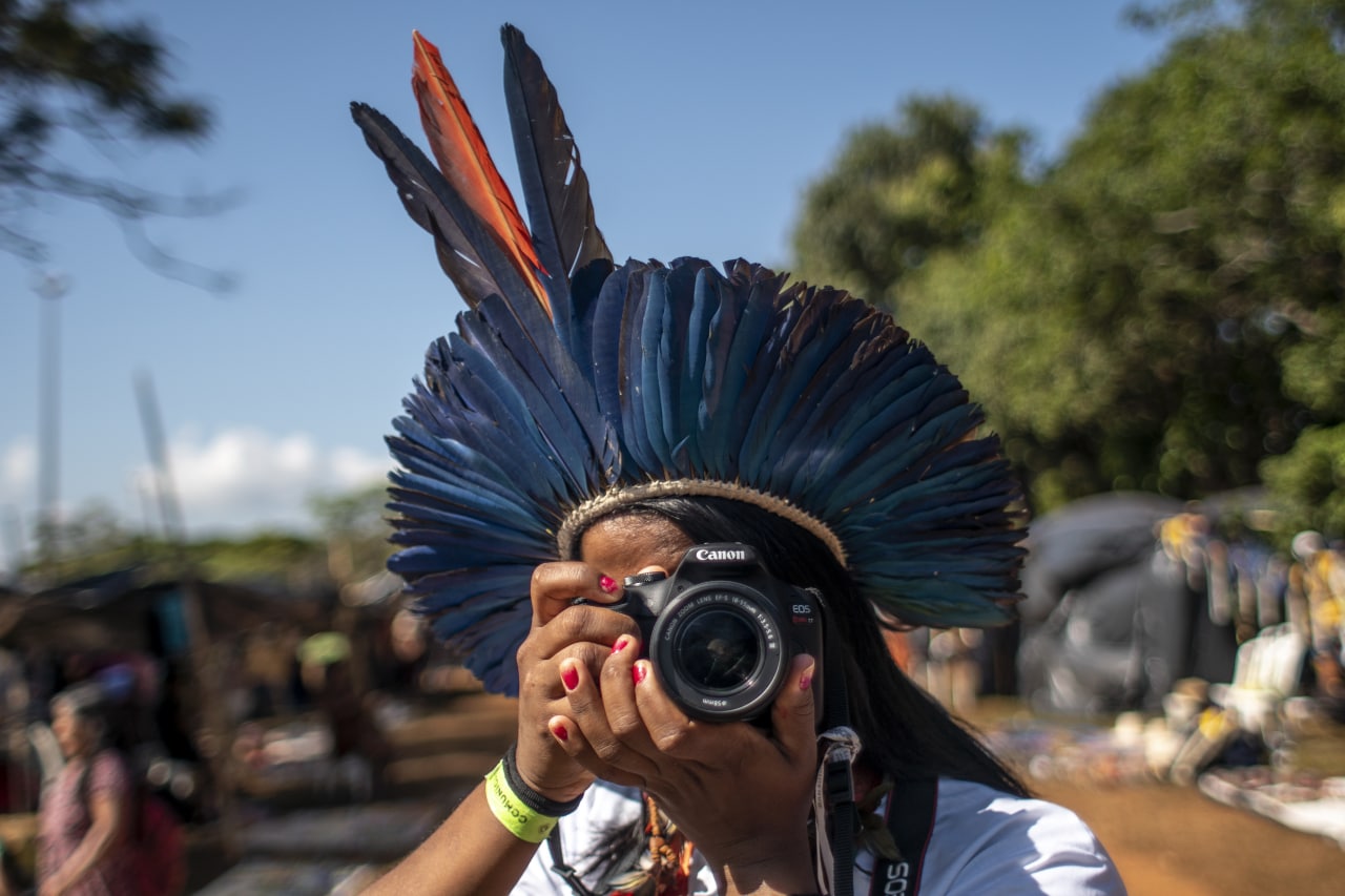 Lídia Guajajara é influencer e comunicadora do coletivo Mídia Ninja. (Foto: Mídia Ninja)