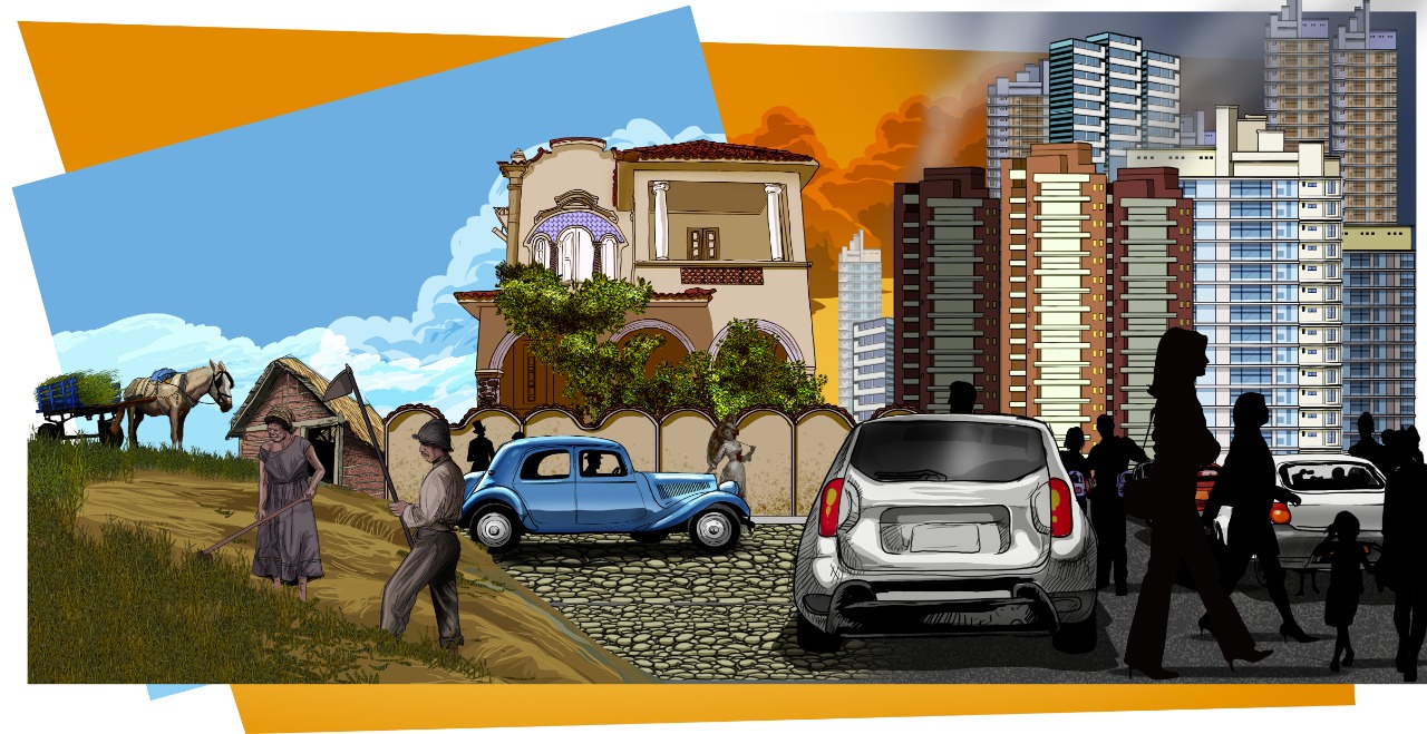 Brasil tem 85% da sua população vivendo em grandes centros urbanos