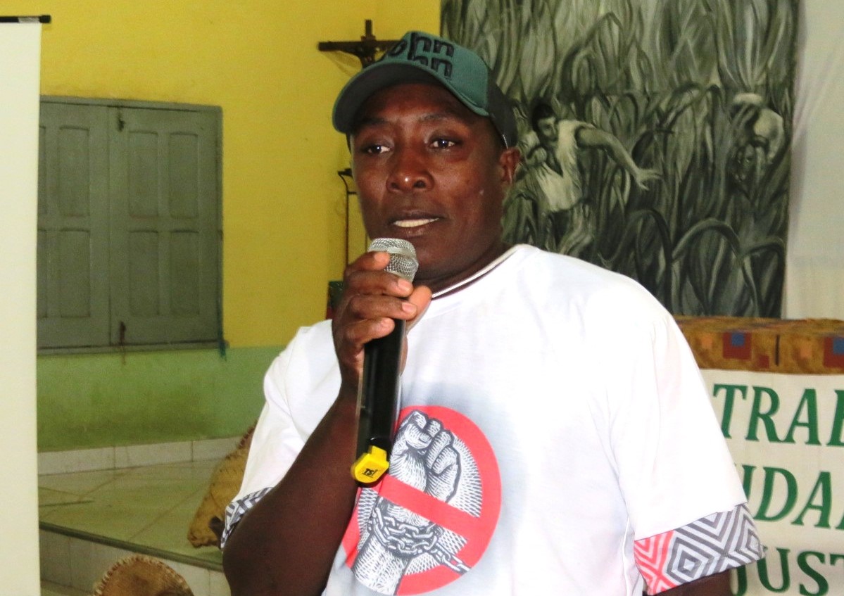 O agricultor Marinaldo Soares duas vezes resgatado do trabalho análogo à escravidão: atuação agora no Centro de Defesa da Vida e dos Direitos Humanos, no Maranhão, para ajudar trabalhadores em situação semelhante (Foto: CDVDH)