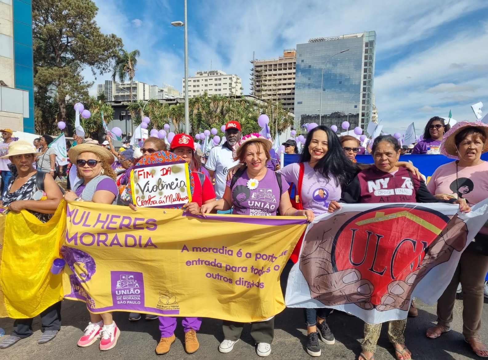 Marcha das Margaridas: 120 mil mulheres reunidas em Brasília pela soberania alimentar (Foto: Gabriela Angelo / Action Aid)