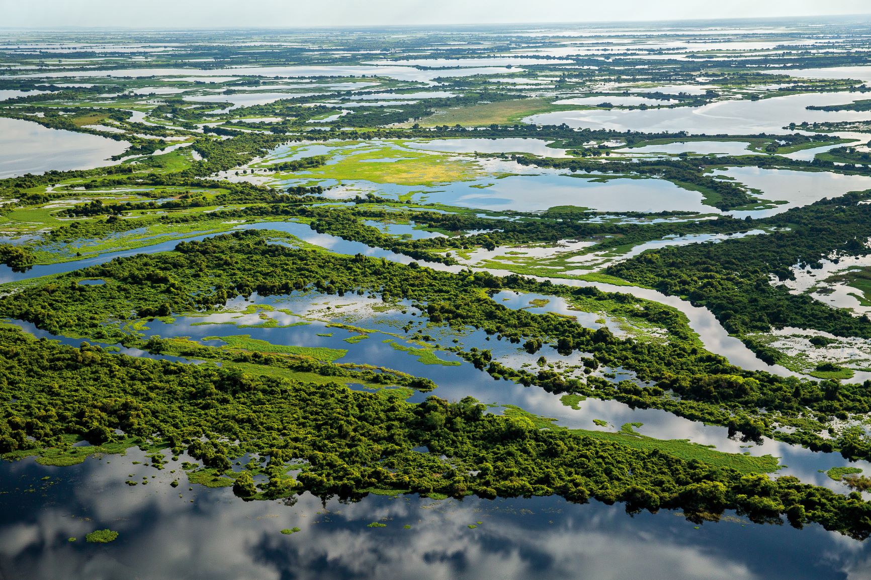 Imensa área alagada fez com que a região fosse batizada inicialmente como Lagoa dos Xarayes, o nome da maior nação indígena do lugar 500 anos atrás: os Xaraés, como conhecidos no Brasil, acabaram dizimados pelos colonizadores espanhóis e portugueses (Foto: Mario Friedlander / Divulgação)
