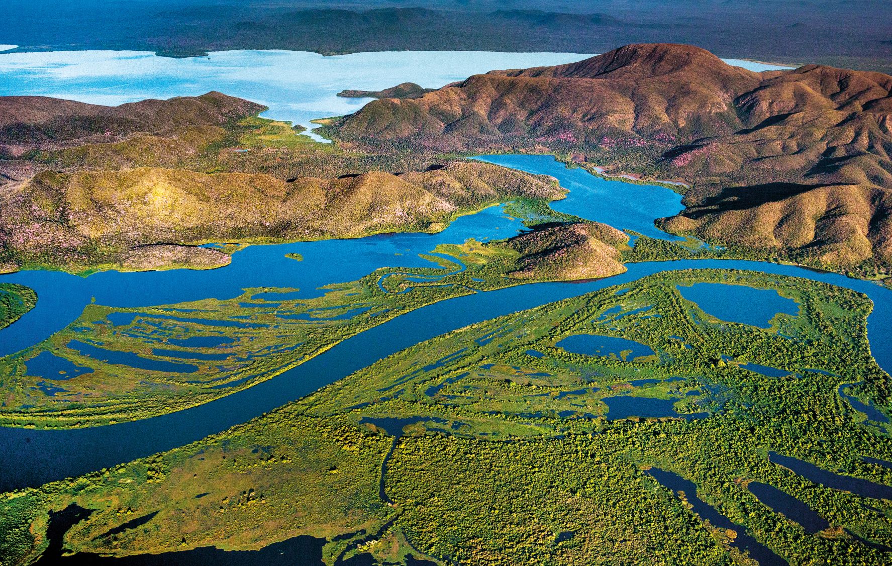A Serra do Amolar, no oeste do Pantanal: pecuária e agricultura intensivas ameaçam delicado ecossistema do bioma (Foto: Araquém Alcântara / Divulgação)