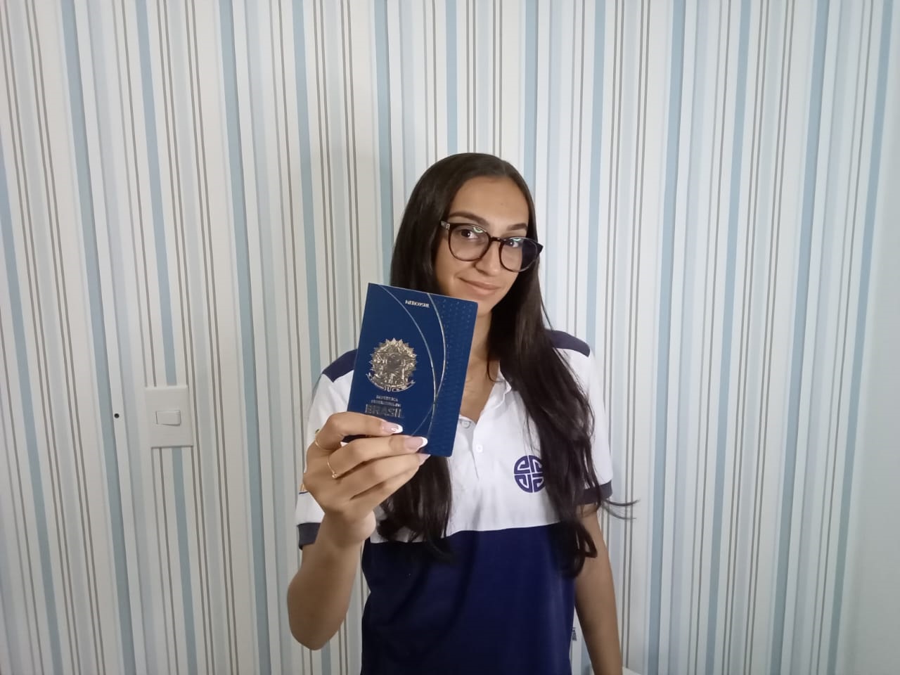 Lara, que está com tudo pronto para a viagem, afirma que vai deixar a bagagem com bastante espaço para trazer muito conhecimento. Foto Arquivo pessoal