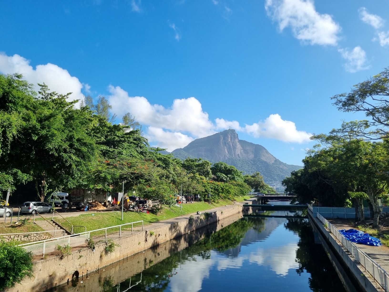 O Jardim de Alah e sua vista do Cristo do Corcovado: localização privilegiada não impediu abandono do parque ao longo de décadas (Foto: Oscar Valporto)
