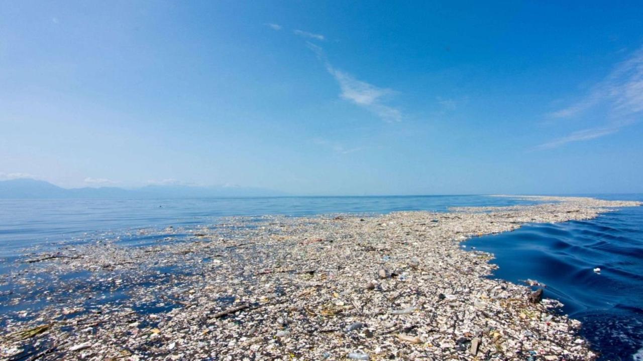 Grande Mancha de Lixo do Pacífico: plástico acumulado está fornecendo um lar para as espécies costeiras prosperarem no meio do oceano, afirmam pesquisadores (Foto: Ocean Cleanup)