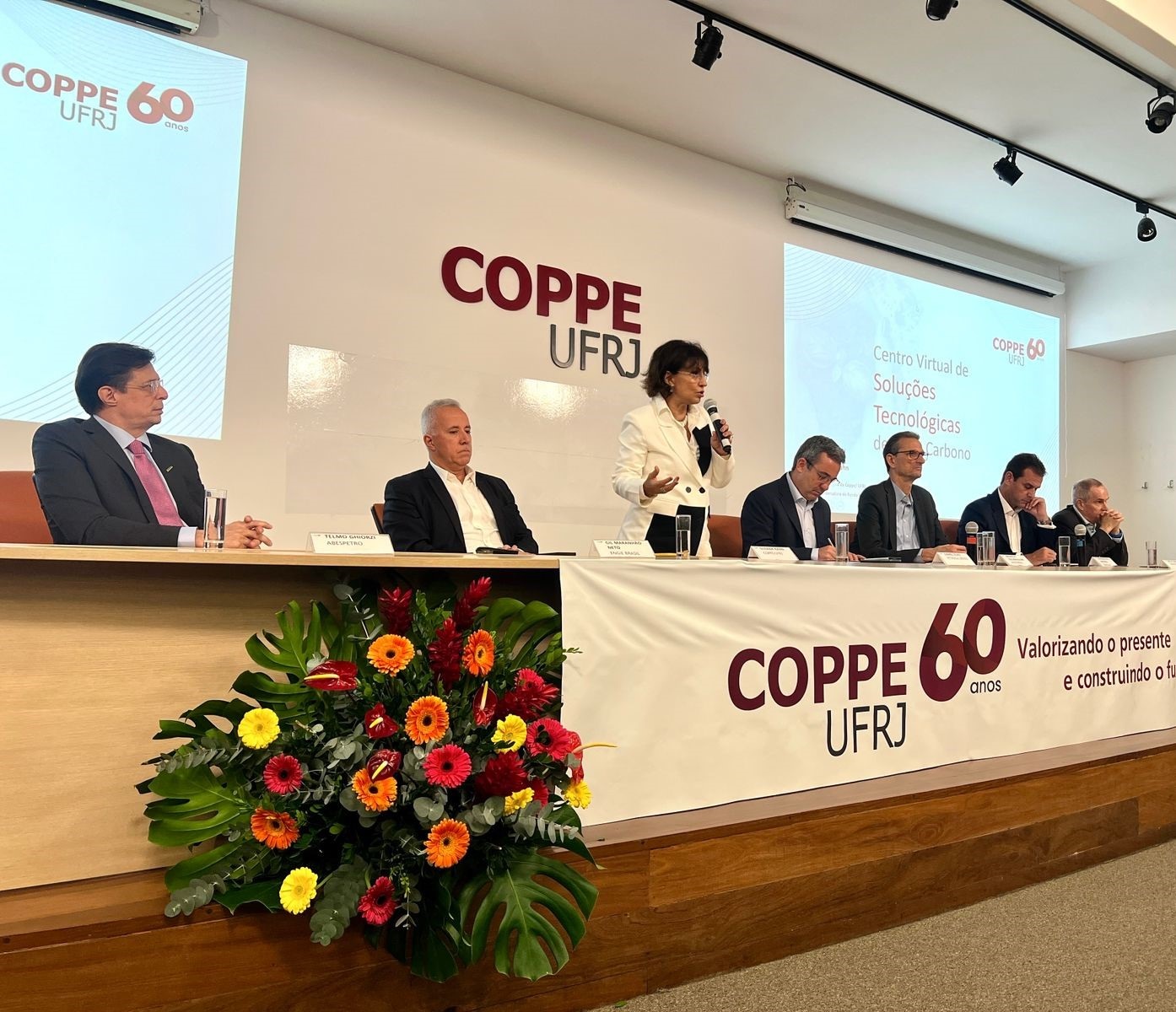 Foto Marcos Knoedt/Coppe Representantes dos três poderes participam de evento na Coppe para o lançamento da plataforma BxC,(Baixo Carbono). Foto Marcos Knoedt/Coppe