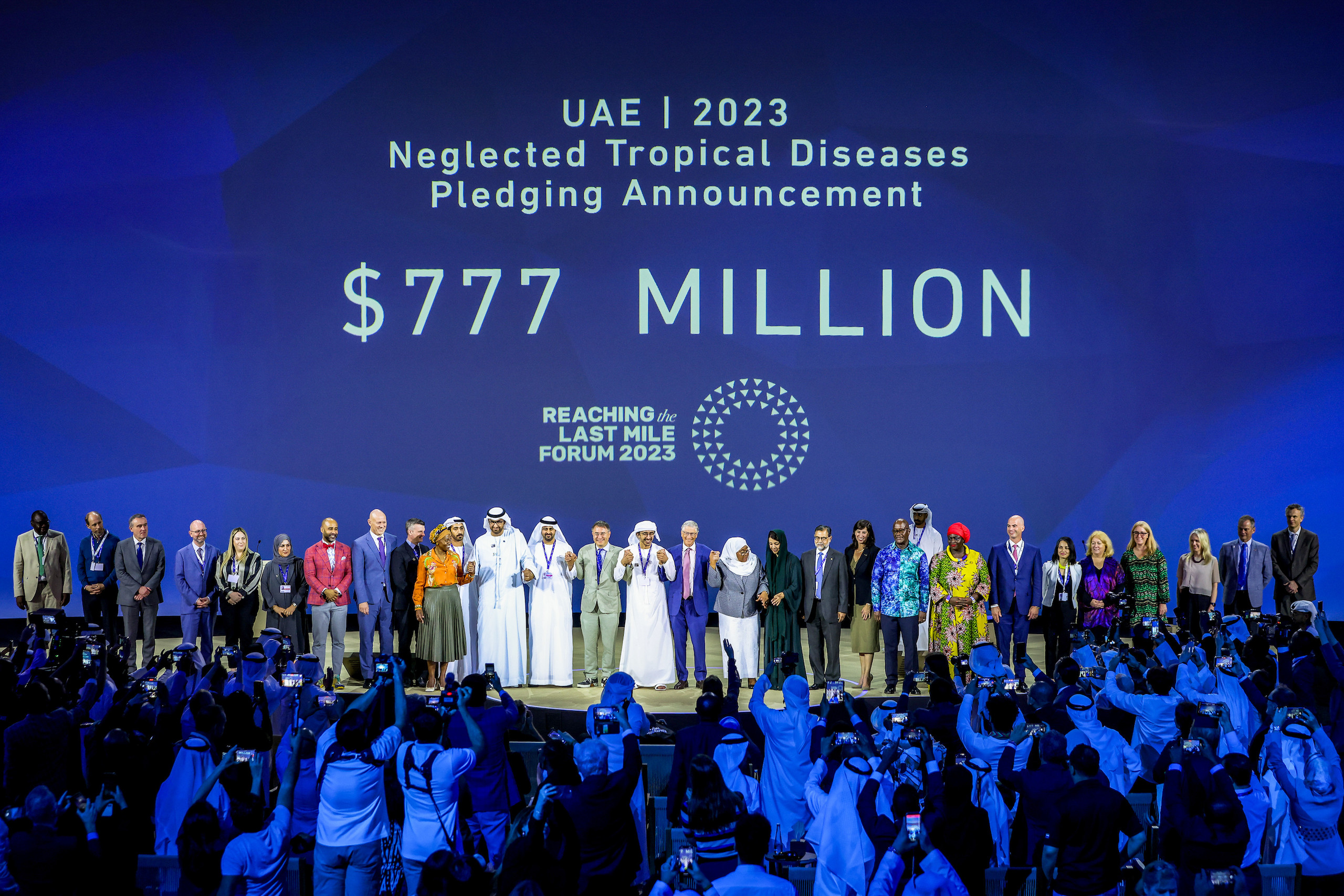 Na última cúpula climática da ONU, os Emirados Árabes Unidos e instituições filantrópicas prometeram contribuir com US$ 777 milhões para a erradicação de doenças tropicais, que se proliferam mais facilmente com o aquecimento global e a destruição de habitats naturais. Foto Christopher Edralin / UNFCCC, CC BY-NC-SA 2.0