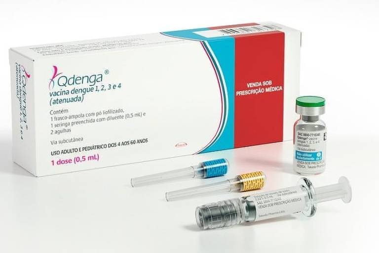 Qdenga será a primeira vacina contra a dengue disponibilizada através do SUS: imunizante deve ser combinada a ações preventivas contra mosquito transmissor (Foto: Divulgação)