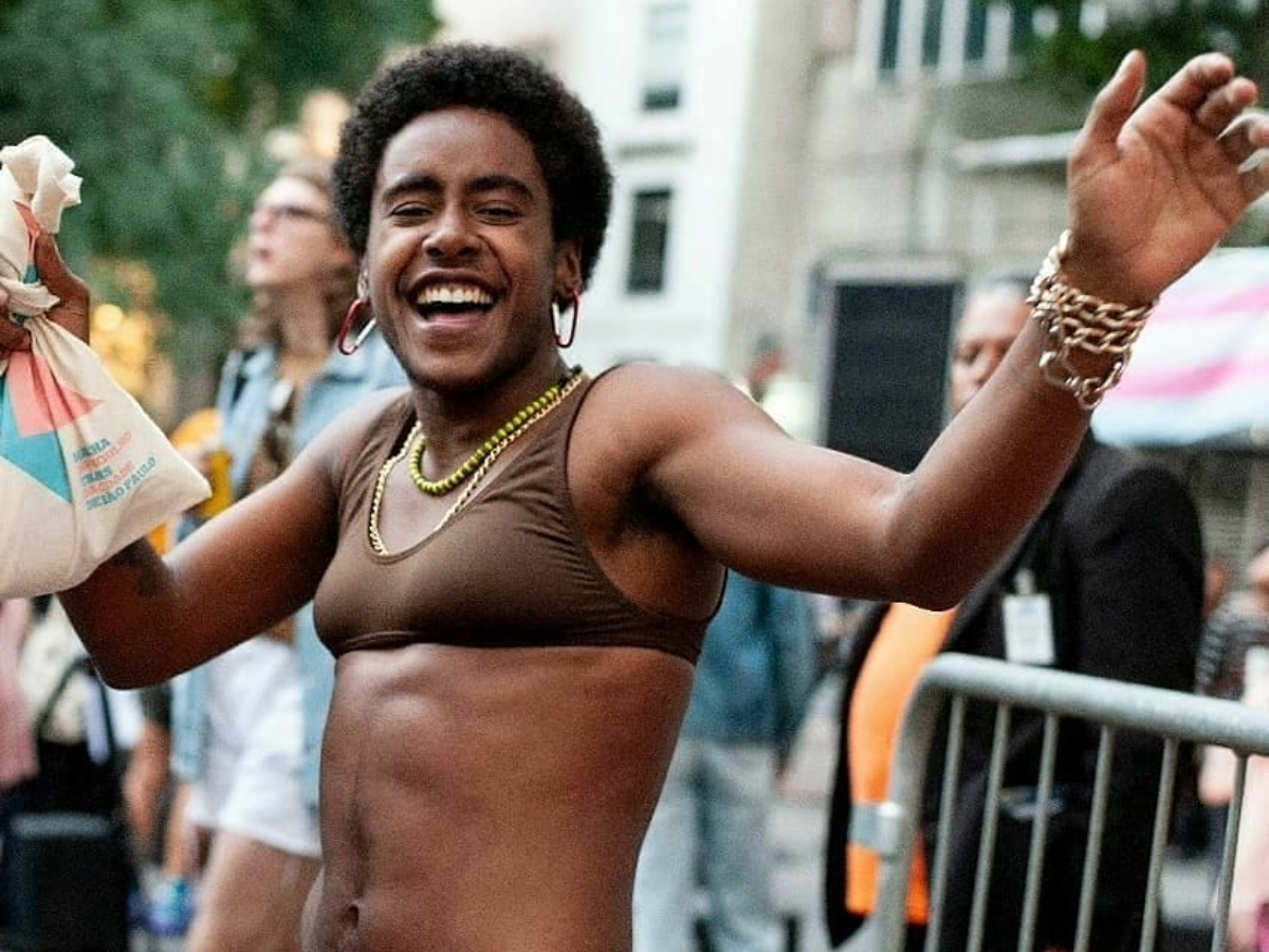 Demétrio Campos no carnaval do Rio: depressão e suicídio após vida marcada pela luta contra o racismo e a transfobia (Foto: Coletivo Demétrio Campos / Instagram)