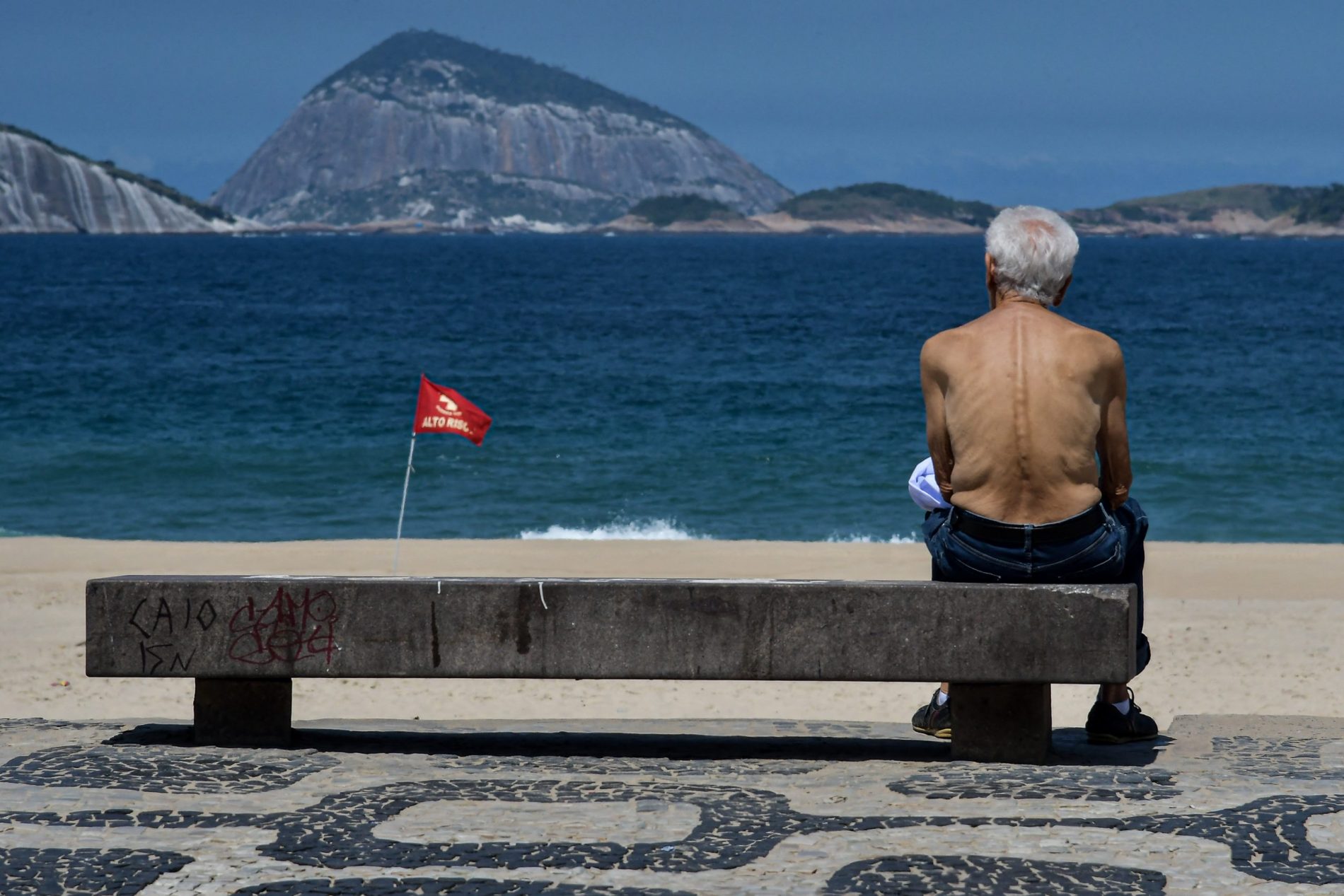 A expectativa de vida ao nascer, que estava em 71,1 anos, em 2000, chegará a 83,9 anos em 2070. Foto Thiago Ribeiro/AGIF via AFP