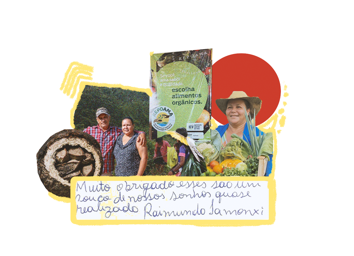 Indígenas e agricultores familiares unidos na resistência ao avanço da soja na Amazônia (Arte: Júlia Beatriz)